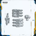 Warhammer 40K Space Marines Land Raider Crusader Hurricane Bolters B - Bits (Bitz)