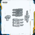 Warhammer 40K Space Marines Land Raider Crusader Hurricane Bolters A - Bits (Bitz)