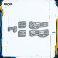 Warhammer 40K Space Marines Land Raider Crusader Flamestorm Cannon A - Bits (Bitz)