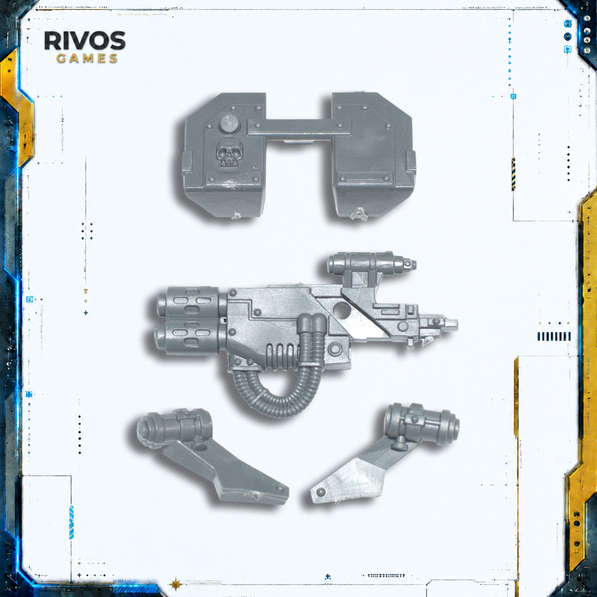 Warhammer 40K Space Marines Land Raider Crusader Multi Melta - Bits (Bitz)