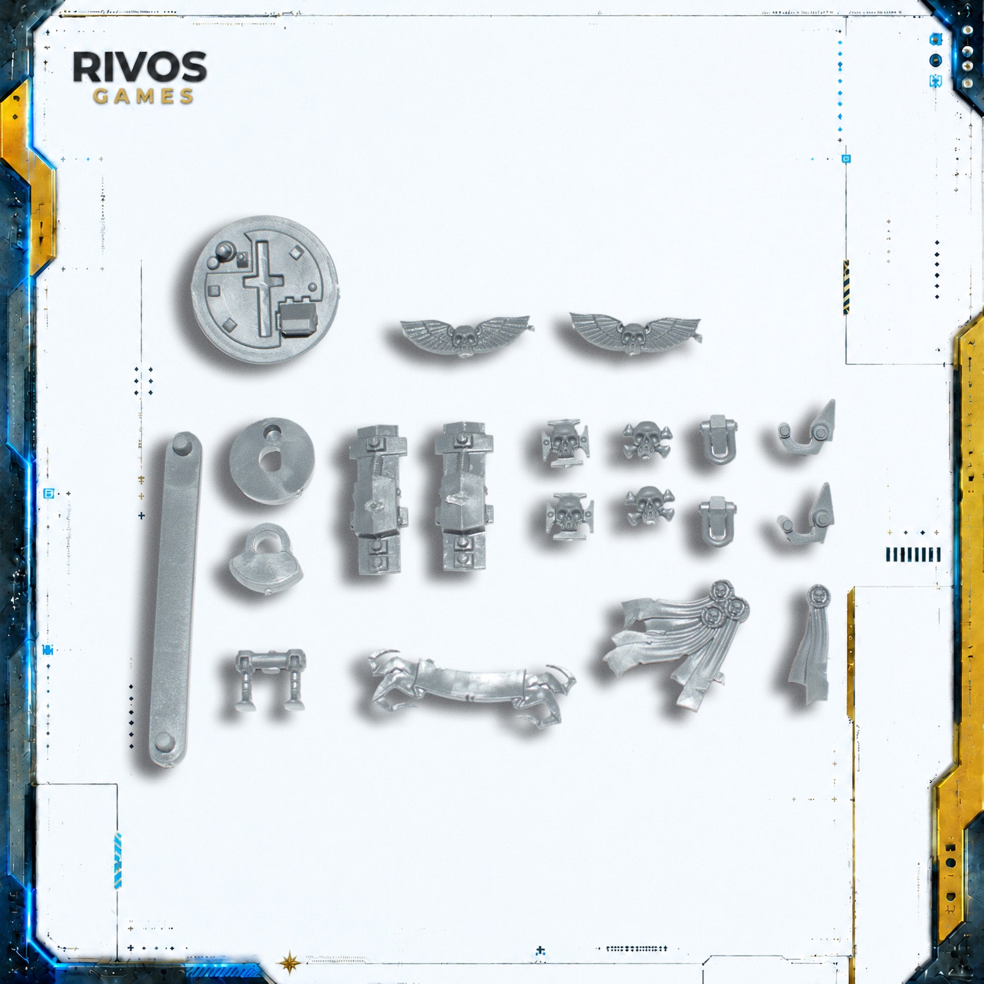 Warhammer 40K Space Marines Land Raider Crusader Accessories - Bits (Bitz)