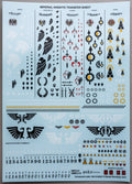 Warhammer 40K Imperial Knights Transfer Sheet - Games Workshop Decals