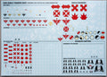 Warhammer 40K Dark Angels Transfer Sheet - Games Workshop Decals