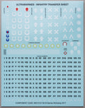 Ultramarines Infantry Transfer Sheet - Warhammer - Conversion Part