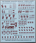 Tau Empire Infantry Decals Transfer Sheet - Warhammer - Kitbash Bit