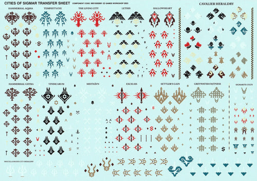 Cities of Sigmar Transfer Sheet - Warhammer - Authentic Sprue