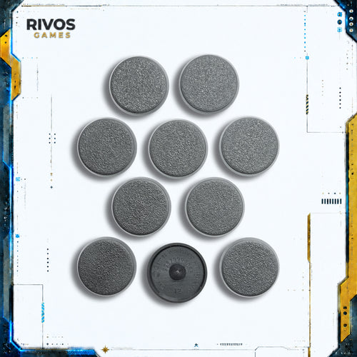 Games Workshop Warhammer 28.5mm Round Base x 10 - Genuine GW Base