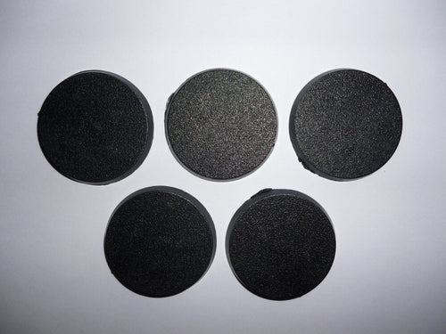 40 mm Round Bases x 5 Games Workshop Brand - Warhammer - Kitbash Bit