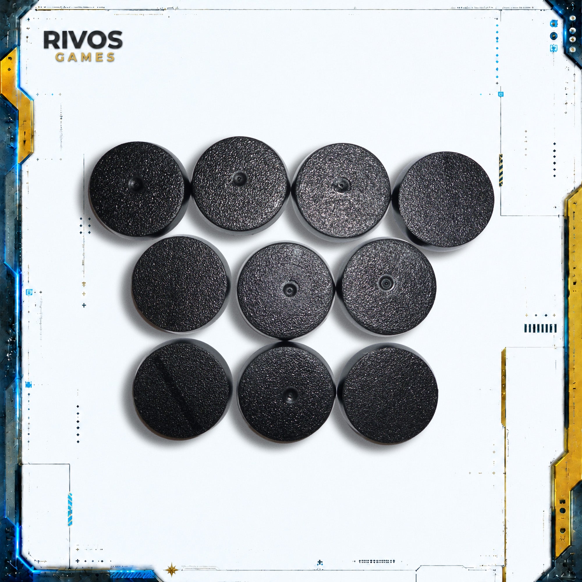 25 mm Round Bases x 10 Games Workshop Brand - Warhammer - Kitbash Bit