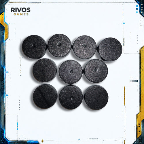 25 mm Round Bases x 10 Games Workshop Brand - Warhammer - Kitbash Bit
