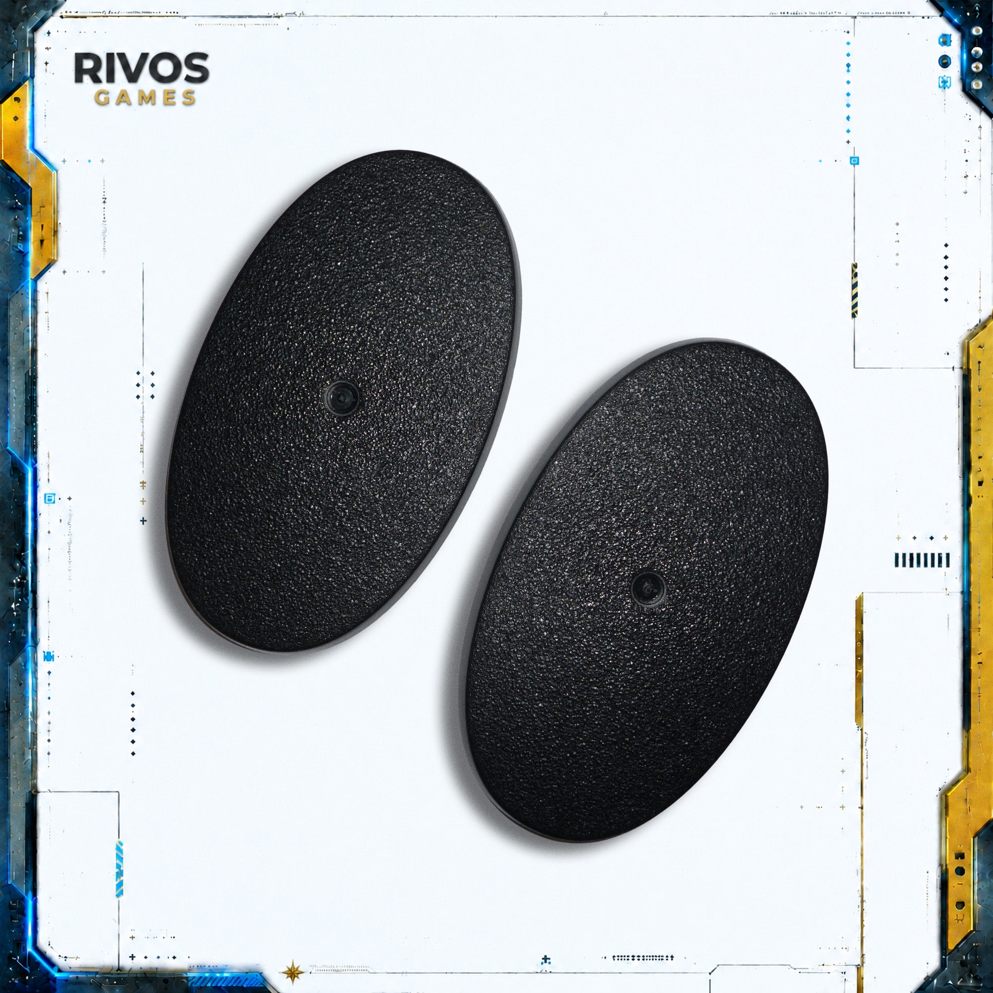 90 x 52 mm Oval Bases x 2 Games Workshop Brand - Warhammer - Authentic Sprue