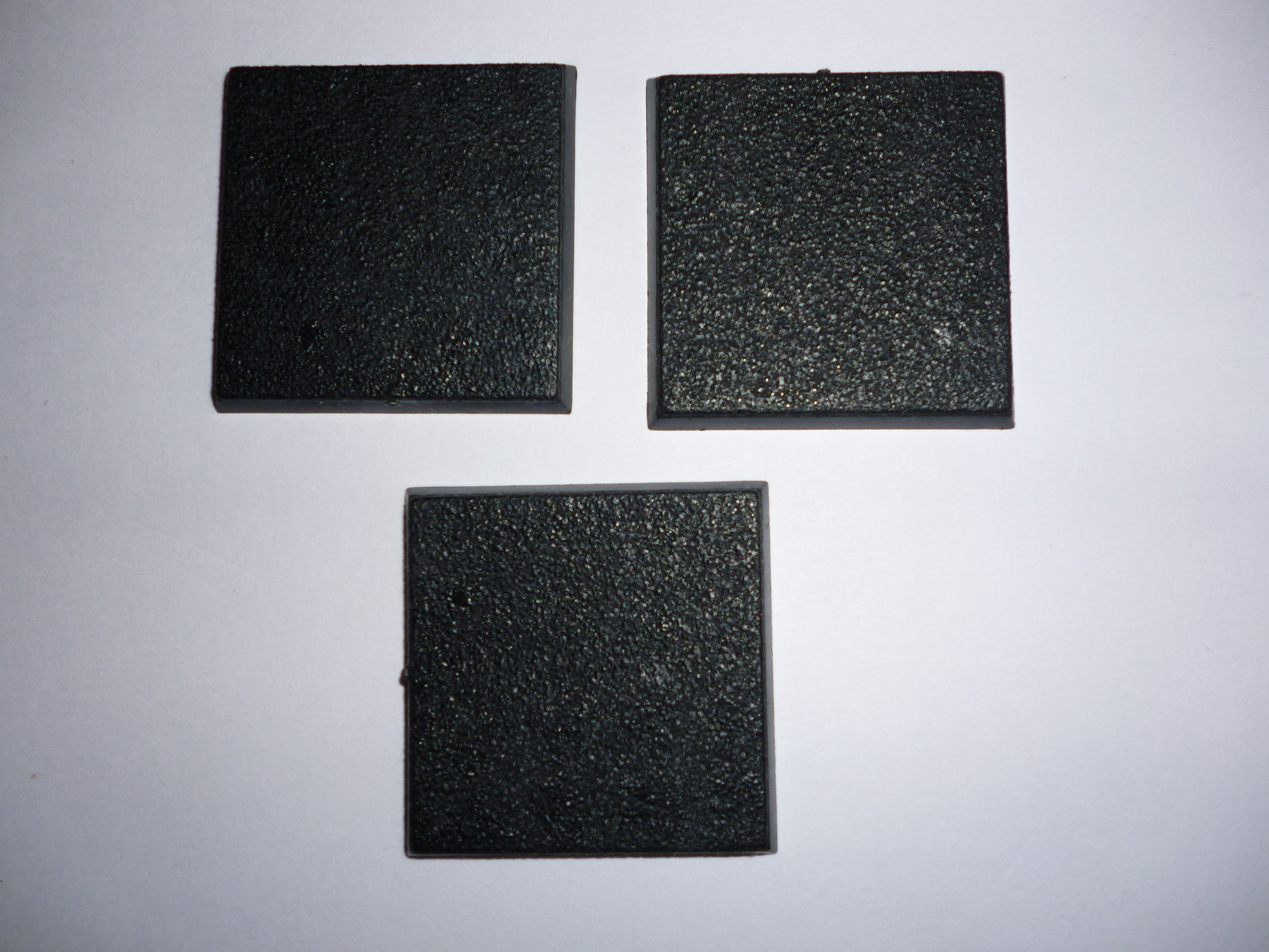 40 mm Square Bases x 3 Games Workshop Brand