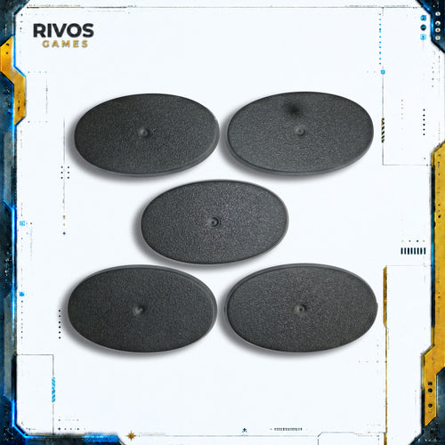75 x 42 mm Oval Bases x 5 Games Workshop Brand