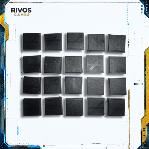 20 mm Square Bases x 20 – Games Workshop Brand